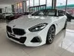 Recon WHITE EDITION/ ORI 28K KM/ SPORTS EXHAUST/ 19 RIMS/ HEADS UP DISPLAY/ 2019 BMW Z4 3.0T M40i M-Sport UNREG FULL SPECS - Cars for sale