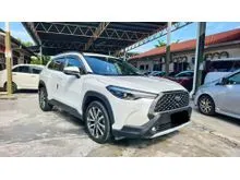 2022 Toyota Corolla Cross 1.8 V SUV XG10 JOMCHECK REPORT Powerboot Auto Beam Panaromic 360 LaneKeep TPMS PCS Pearl White Safety Sense Family C Segment