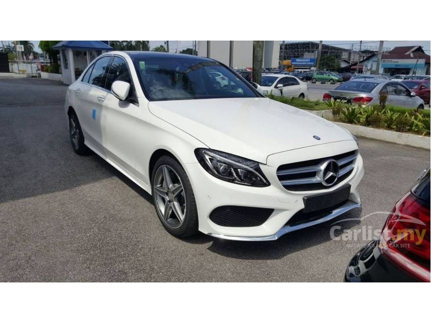 Only For One Unit Colour White And Leather Red 2017 Mercedes Benz C250 2 0 Amg Sedan