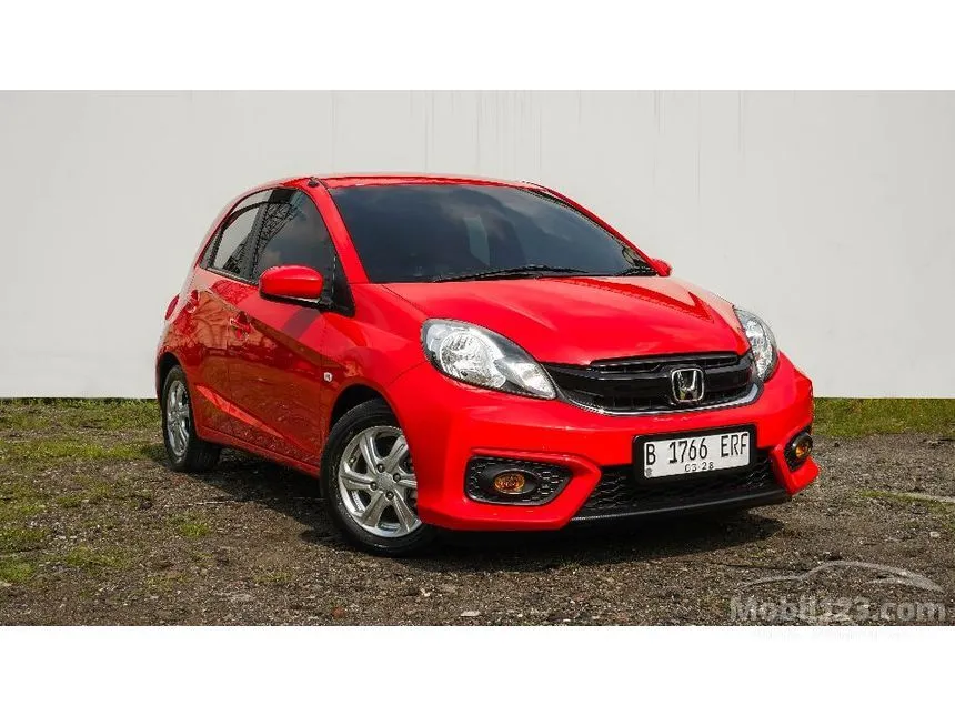 Jual Mobil Honda Brio 2018 E 1.2 di Jawa Barat Automatic Hatchback Merah Rp 132.000.000