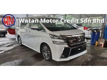 2017 Toyota Vellfire 2.5 ZG FULL SPEC MPV ACTUAL YEAR MAKE NO HIDDEN CHARGES
