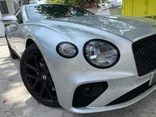 HUSTLE GREY PRO OWNED 2020/2021 BENTLEY CONTINENTAL GT 4.0T V8 COUPE LOCAL NEW IMPORT BLACKLINE EDITION FULL  SERVICE RECORD ULTRA LOW MILEAGE TIP TOP