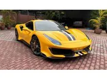 2019 Ferrari 488 Pista Unregistered UK Spec  Full Carbon Atelier  Giallo Modena  Only 2,200 Miles  Duty Included  Fully Loaded