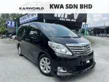 2014 Toyota Alphard 2.4 SC FULL SPEC MPV ELECTRIC LEATHER PILOT SEAT SUNROOF 2POWER DOOR TRD BODYKIT NEW FACELIFT