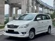 Used 2013 Toyota Innova 2.0 G MPV FULL BODYKIT ANDROID PLAYER LOW MILEAGE TIPTOP CONDITION 1 CAREFUL OWNER CLEAN INTERIOR FULL LEATHER SEATS ACCIDENT FREE