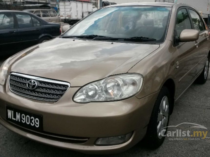 Altis 2004 Used 2004 TOYOTA COROLLA ALTIS 1.6(A) E-SPEC ** GENUINE YEAR MAKE ...