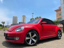 2013 Volkswagen New Beetle 1.2 TSI Coupe Turbo UK Version Red On Black Audio by Fender Service Record TDP165JT Super Mulus Like New