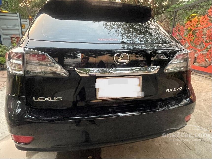 Lexus RX270 2012 Premium 2.7 in กรุงเทพและปริมณฑล Automatic SUV สีดำ ...