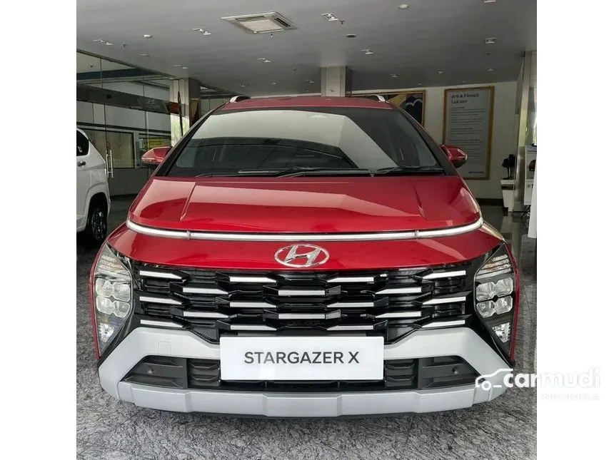 Jual Mobil Hyundai Stargazer X 2024 Prime 1.5 di DKI Jakarta Automatic Wagon Merah Rp 315.400.000