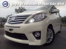 2013 TOYOTA ALPHARD 2.4 SUNROOF S SPEC RECON UNREG