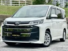2022 Toyota NOAH X 2WD 2.0 AT 7-SEATER, REG 2025