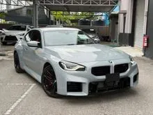 2024 BMW M2 3.0 Coupe, Ready Stock, Brooklyn Grey Metallic, LED Laser Headlights, Harman Kardon Sound, 360 Camera, HUD, Red Brake Callipers, Sportcar