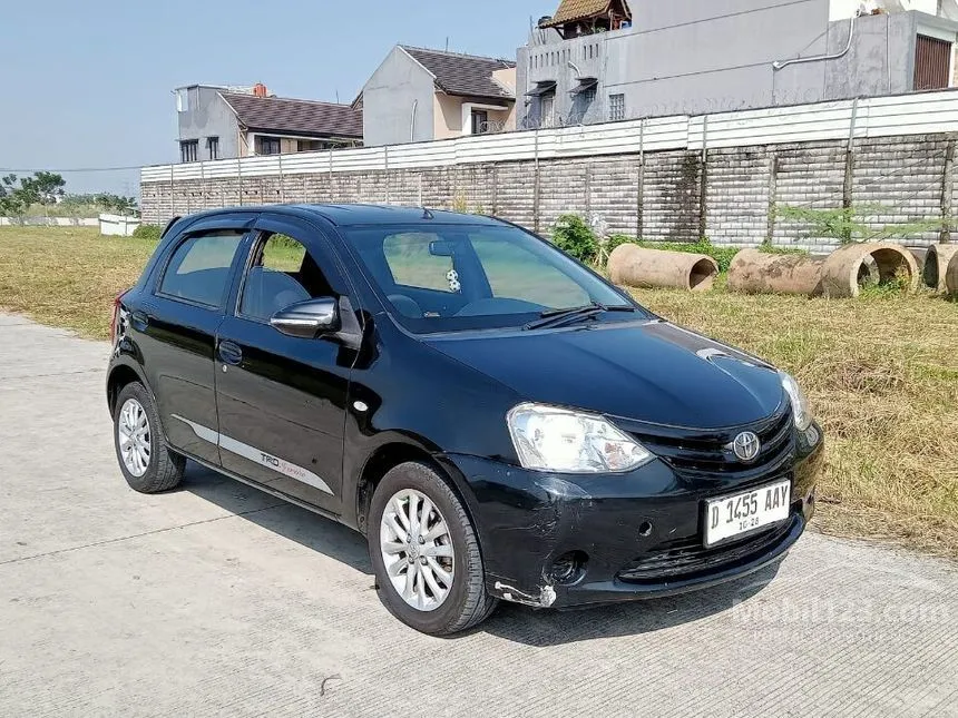 Jual Mobil Toyota Etios Valco 2013 E 1.2 di Jawa Barat Manual Hatchback Hitam Rp 78.000.000