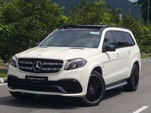 2016 MERCEDES-BENZ GLS63 AMG 4MATIC 5.5 V8 BiTURBO 7G-tronic Plus (AMG SPEEDSHIFT PLUS) (A) X166 Super High Spec 7 seater Low Mileage 6xk KM Full
