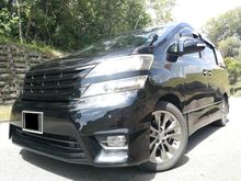 2011 Toyota Vellfire 2.4 Z Platinum ZP FULL VERSION 2 POWER DOOR POWER BOOT SUNROOF 1 VVIP OWNER LUXURY MPV