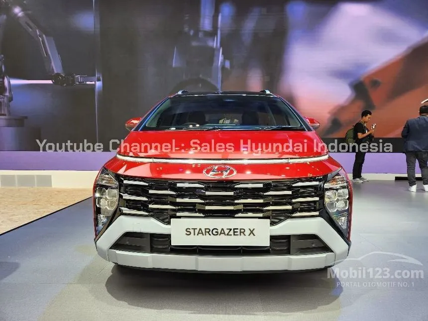 Jual Mobil Hyundai Stargazer X 2024 Prime 1.5 di Banten Automatic Wagon Merah Rp 250.000.000