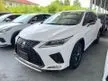 Recon 2021 Lexus RX300 2.0 F Sport SUV # RED LEATHER, SUNROOF, 360 CAMERA, 3 EYE LED, 30 UNIT STOCK, OFFER, FULL SPEC