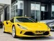 Recon 2020 Ferrari F8 Tributo 3.9T V8 Coupe, VAT Qualifying, Metallic Yellow, Carbon Package, Rare Unit
