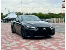 Un-Reg 2024 Lexus IS300 F Sport Mode Black 5A