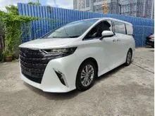 SPECIAL OFFER 2024 Toyota Alphard 2.5 Z ADVANCE DRIVE SIDE STEP ROOF MONITOR UNREG