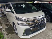 2015 Toyota Vellfire 2.5 ZA MPV CAR KING 2 POWER DOOR DVD PLAYER RESERVE CAMERA 7 SEATS UNREGS