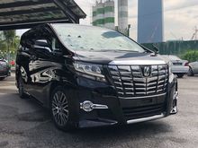2016 Toyota Alphard 2.5 G S C Package MPV S,SA,GF,EL