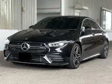 Unregistered 2022 Mercedes-Benz AMG CLA35 2.0 4MATIC Coupe Grade 5AA with Full Report Low Mileages AMG Brake Callipers Sunroof Reserve Yours Today..