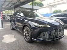2023 Lexus RX 350 2.4 Luxury, Deep Blue Mica, Brown Interior, HUD, Rear Aircond Control, BSM, Rear Power Seat