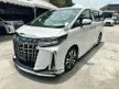 Recon 2021 Toyota Alphard 2.5 SC (A) SUNROOF FULL MODELISTA BODYKIT NEW FACELIFT JAPAN SPEC UNREGS