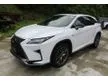 Recon 2018 Lexus RX300 2.0 F Sport SUV SUNROOF OFFER FREEBIES WORTH RM2388 BEST IN TOWN PROMOTION