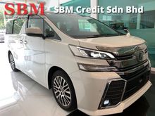 2017 Toyota Vellfire 2.5 ZG - SUNROOF - PRE-CRASH SYSTEM - TWIN POWER DOOR - POWER BOOT - LED DAYLIGHT