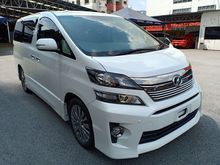 2014 Toyota Vellfire 2.4 Z Golden Eyes 2 ROOF MONITOR (A) TAWARAN MENARIK