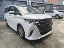 2023 Toyota Alphard 2.5 Z MPV,5A,9K KM, UNIVERSAL SIDE STEP ORI,HEAD UP DISPLAY,ROOF TV,4 CAM ,2023 UNREG,CHEAP IN TOWN