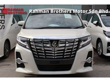 2015 Toyota Alphard 2.5 S (A) - PROMOTION PRICE NOW WITH NO GST AND SST, REG BY JUNE ONWARDS, CALL FOR MORE INFORMATION