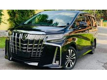HAVE 30 UNIT READY STOCK , 2.5 SC PILOT SEAT , UNREGISTER TOYOTA ALPHARD 2.5 SC PACKAGE NEW STOCK , SUNROOF , ROOF MONITOR.