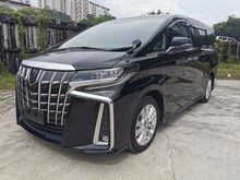 2018 Toyota Alphard 2.5 S /8kkm/low mileage/2 power door/cheapest in the town