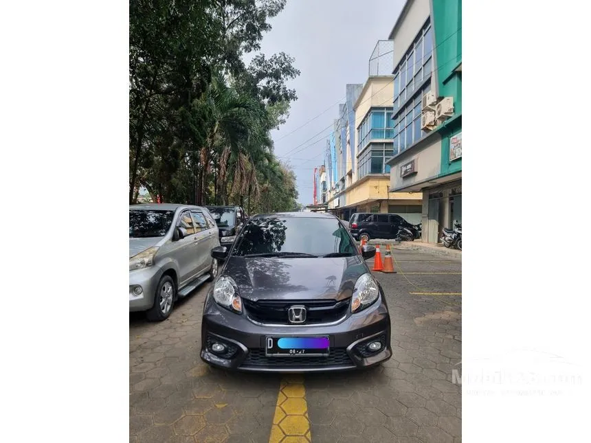 Jual Mobil Honda Brio 2018 Satya E 1.2 di Jawa Barat Automatic Hatchback Abu