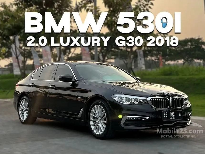 Jual Mobil BMW 530i 2018 Luxury 2.0 di Banten Automatic Sedan Hitam Rp 650.000.000