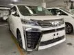 Recon 2019 Toyota Vellfire 2.5 Z G Edition PILOT