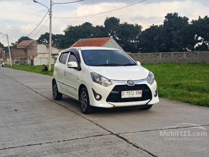 Jual Mobil Toyota Agya 2017 G 1.2 di Jawa Barat Manual Hatchback Putih Rp 98.000.000