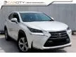 Used 2016 Lexus NX200t 2.0 Luxury SUV (A) 2 YEARS WARRANTY NAPPA SEAT SUNROOF REVERSE CAMERA 360 DEGREE CAMERA ONE OWNER