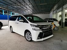 3-YEARS WARRANTY* HIGHEST GRADE CAR* PROVIDE FUUL LOON* 2015 Toyota Vellfire 2.5 ZA ZG WITH SUNROOF* ALPHARD ODYSSEY