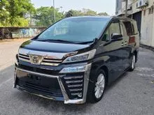 STOCK CLEARANCE PROMOTION 2021 Toyota Vellfire 2.5 MPV AGH30