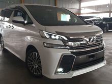 2017 Toyota Vellfire 2.5 ZG full leather