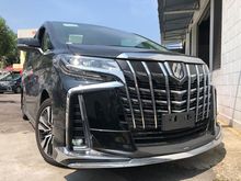 UNREG 2017 T.Alphard 2.5 SC. CONVER 2018 NFL. (OTR) *INCLUDE SST* JBL AUDIO SYSTEM. SUNROOF. SURROUND 4CAM.