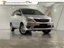Toyota Innova 2.0 G MPV (A) LOAN AVAILABLE