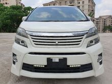 2012 Toyota Vellfire 2.4 ZG FULL SPEC SURROUND CAMERA/18 SPEAKER SURROUND SOUND SYSTEM/LEATHER PILOT SEAT/SUNROOF MOONROOF/2 POWER DOOR/POWERBOOT