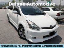 2008 Toyota Wish 2.0 Full Spec Lady Owner Low Mileage