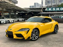 [22000KM](4.5B REPORT) TOYOTA GR SUPRA 2.0 TURBO SZ-R COUPE -BLACK SEMI LEATHER SEAT,JBL S/S,CARBON FIBRE TRIM,ADAPTIVE SPORT EXHAUST,HUD,DIGITAL METE