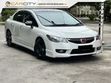2013 Honda Civic 1.8 S Sedan WARRANTY LIMITED 200 UNIT BLACK EDITION LEATHER SEAT RED SEAT BELT